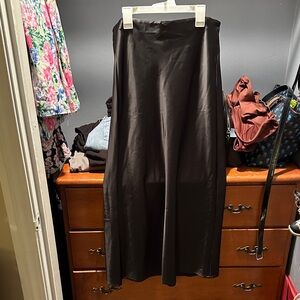 Sanctuary Black satin Skirt